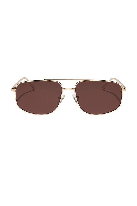 view 1 of 3 LUNETTES DE SOLEIL CHARLEY in Gold & Brown Polarized