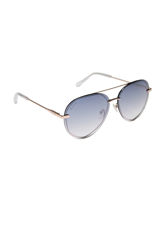 view 2 of 3 LUNETTES DE SOLEIL LENOX in Champagnge Gold & Slate Gradient Flash
