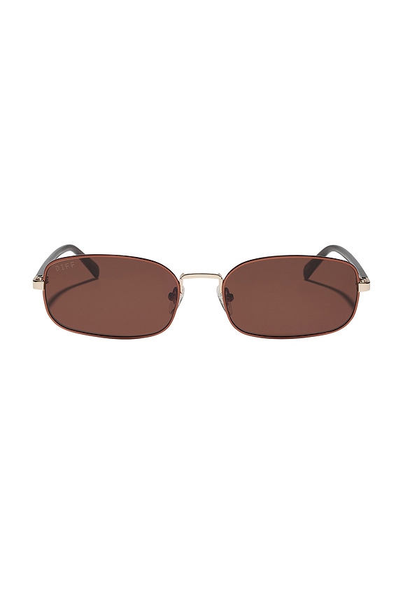 view 1 of 3 LUNETTES DE SOLEIL RACHAEL KIRKONNELL in Brown & Gold