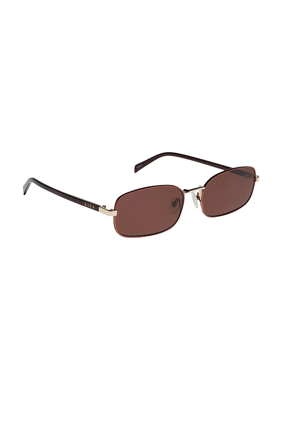 view 2 of 3 LUNETTES DE SOLEIL RACHAEL KIRKONNELL in Brown & Gold