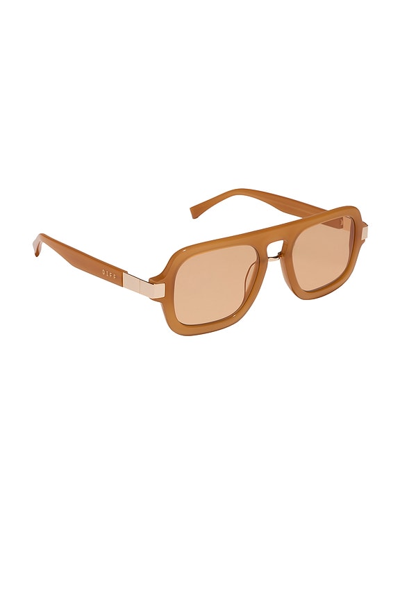 view 2 of 3 LUNETTES DE SOLEIL RACHAEL KIRKONNELL in Cedar Tortoise & Brown