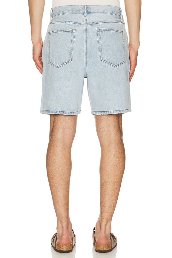 view 2 of 4 SHORT EN JEAN in Light Blue