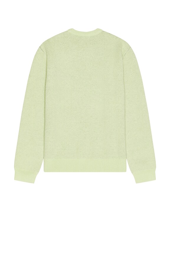 view 2 of 3 Knuckle Sandwich Crew Knit Sweater in Lime
