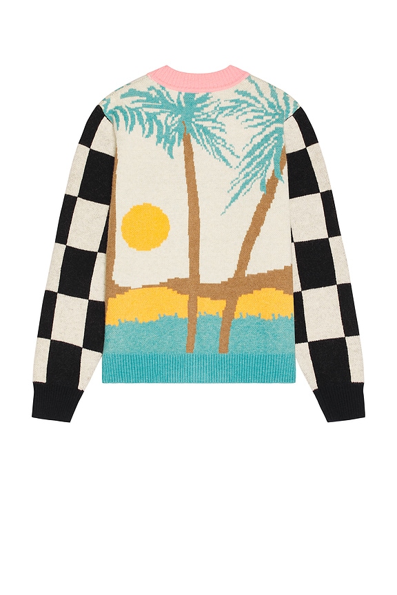 view 2 of 3 Tropical Cardigan in White