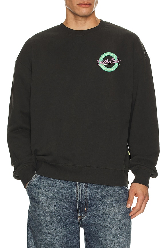 view 2 of 4 Talk Dirty Crew Sweatshirt in Black