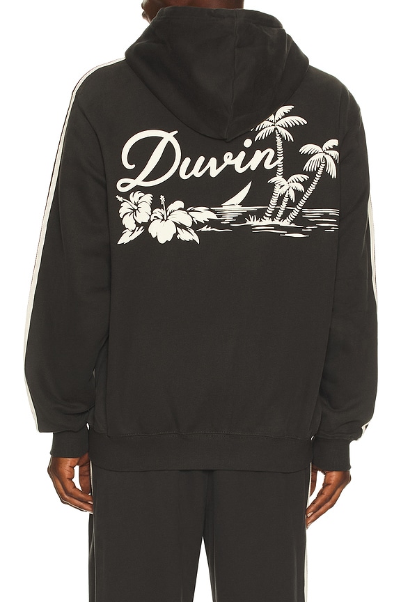 view 1 of 4 Duvin Oasis Full Zip Hoodie in Black