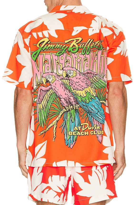 view 2 of 4 x Jimmy Buffett's Margaritaville Beach Club Shirt in Red