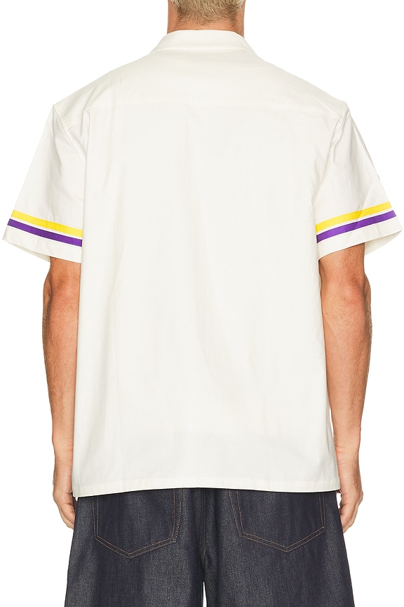 view 2 of 5 x Lakers Button Up Shirt in Off White