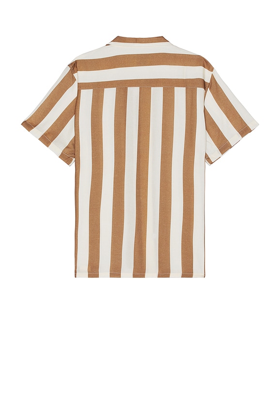 view 2 of 3 Traveler Shirt in Brown & Beige