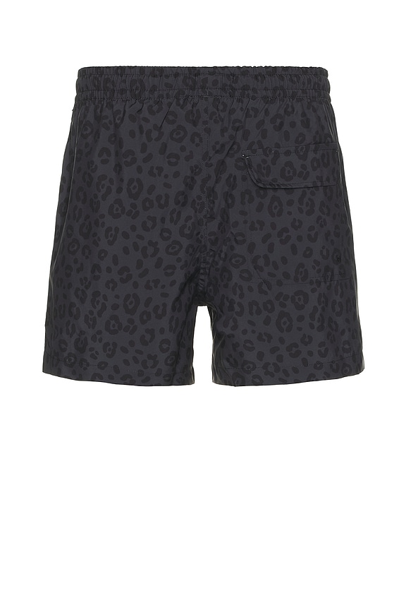 view 2 of 4 Stamp Swim Short in Black