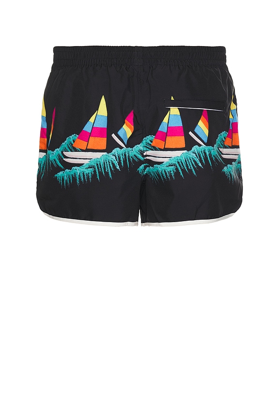 view 2 of 5 Sailing Tanning Swim Shorts in Black