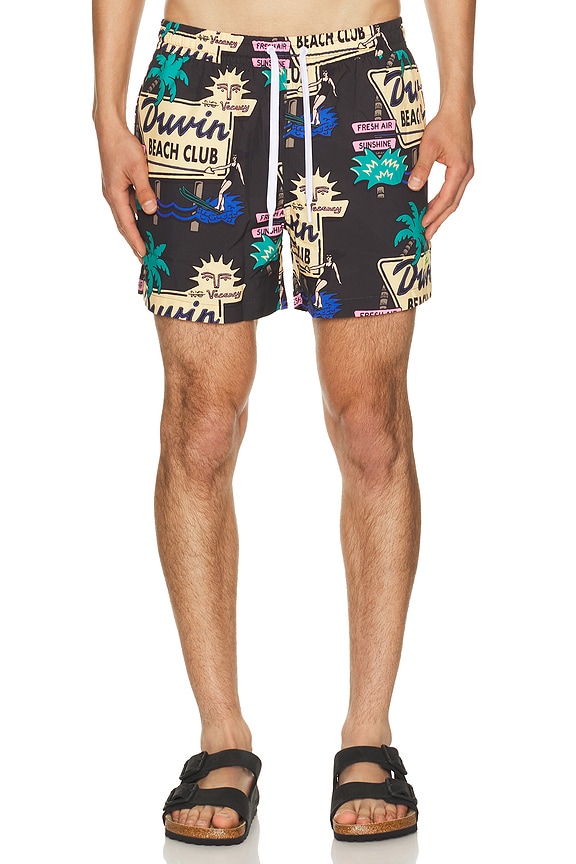 view 1 of 4 Fresh Air Swim Shorts in Black