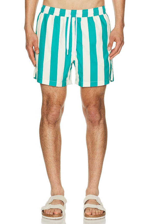 view 1 of 4 SHORT DE BAIN TRAVEL in Teal