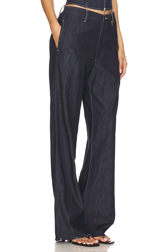 view 2 of 6 Teri Wide Leg Jeans in Drapey Rinse Indigo