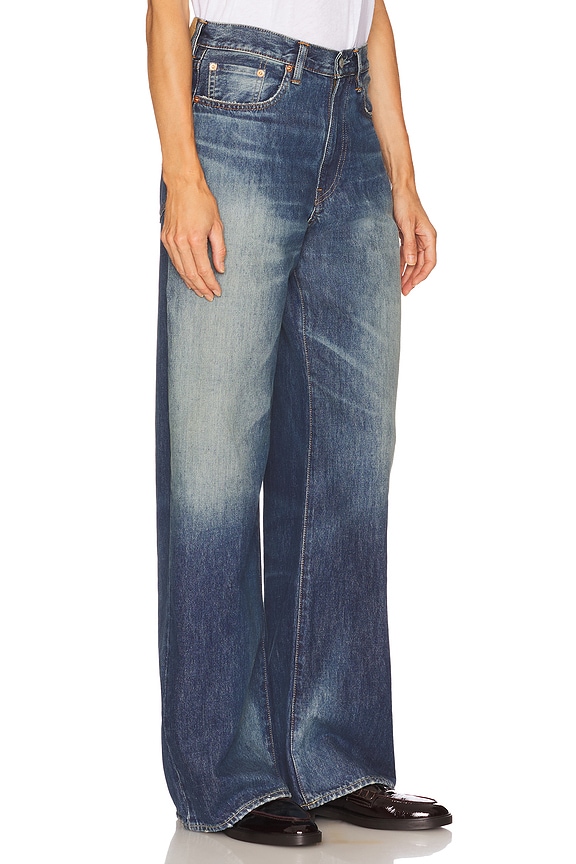 view 2 of 6 PIERNA ANCHA TERI in Esher Blue