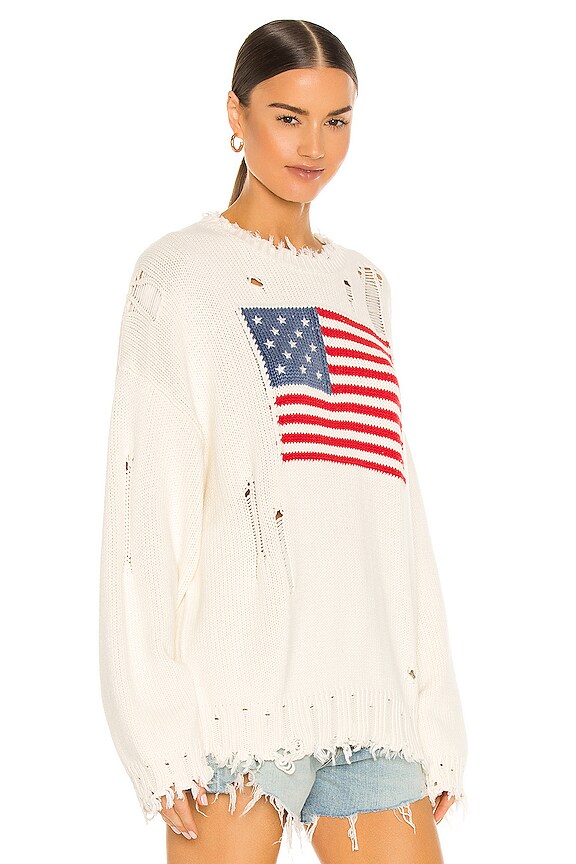 view 2 of 4 Flag Sweater in Ecru