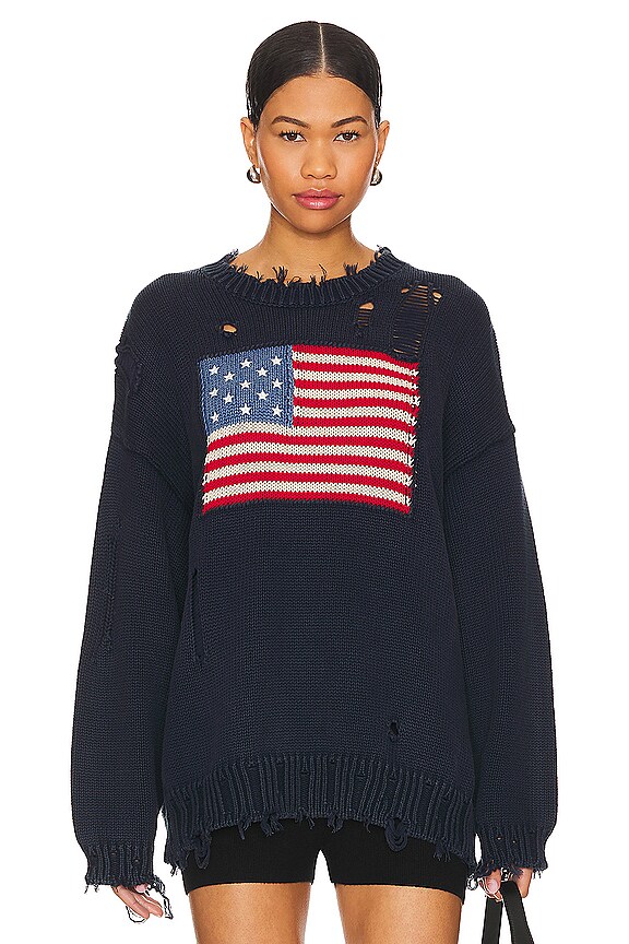 view 1 of 4 Flag Sweater in Navy