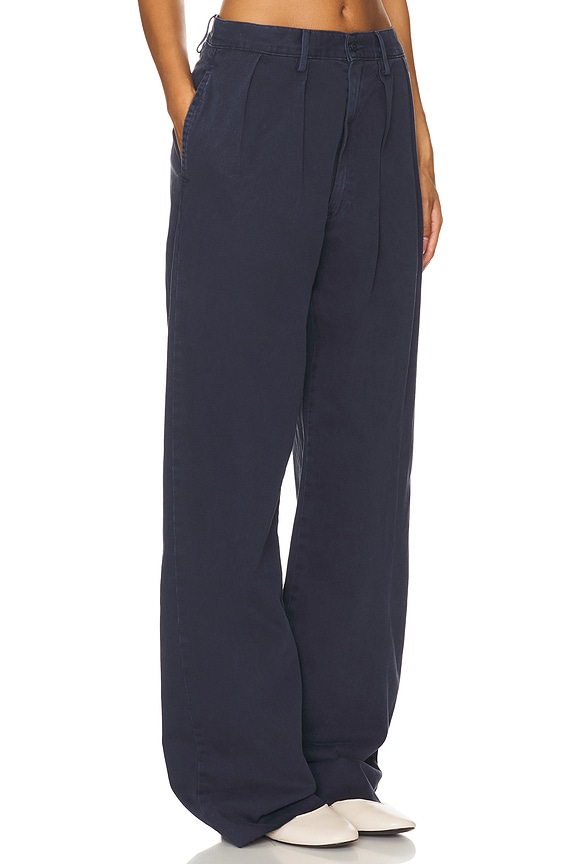 view 2 of 6 Blair Double Pleated Pant in Navy