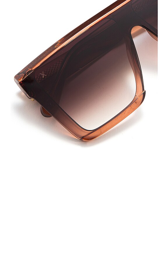 view 2 of 2 GAFAS DE SOL UNLOCKED in Taupe Crystal & Brown Sharp Gradient