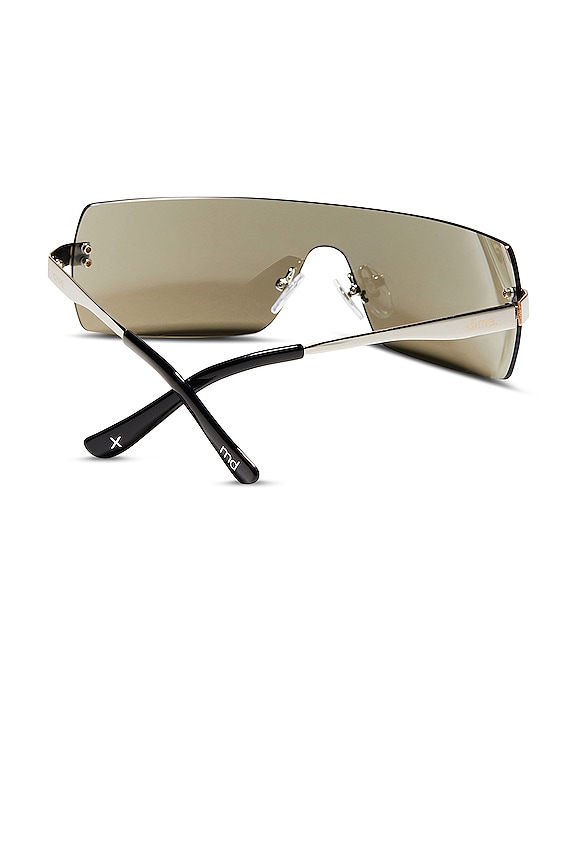 view 2 of 2 X Meredith Duxbury Meredith Sunglasses in Black & Silver