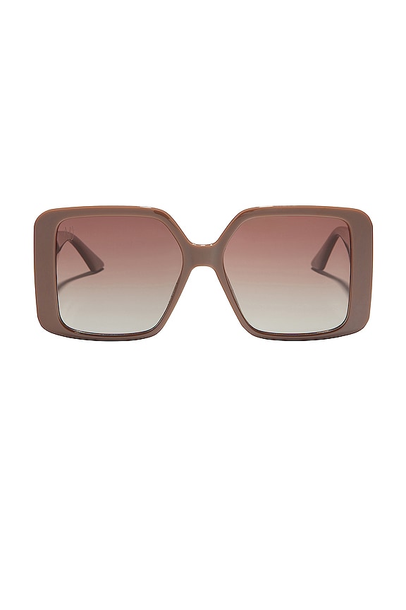 view 1 of 4 GAFAS DE SOL DRAMA QUEEN in Shiny Cool Brown & Brown Gradient Polarized