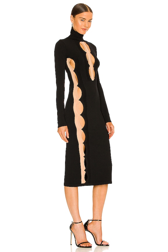 view 2 of 3 Double Hosiery Dress in Black