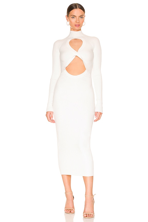 view 1 of 4 ROBE FIGURE 8 in Ivory