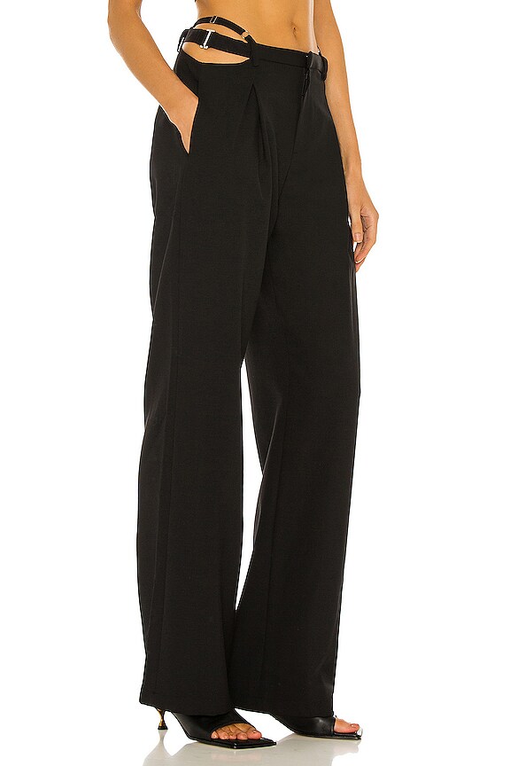 view 2 of 4 Lingerie Wool Pant in Black