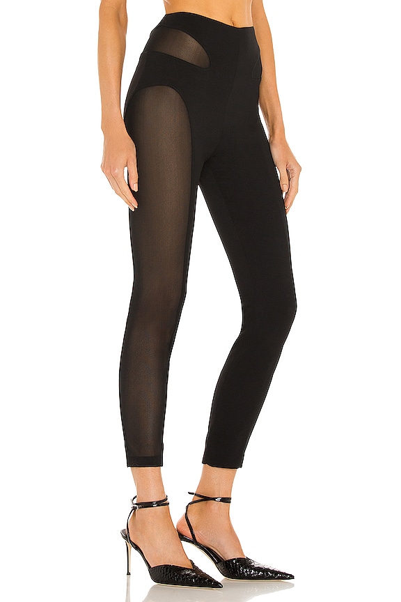 view 2 of 4 Mesh Contour Legging in Black