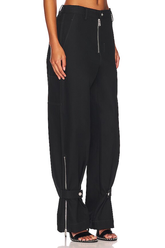 view 2 of 4 PANTALON UTILITY in Black