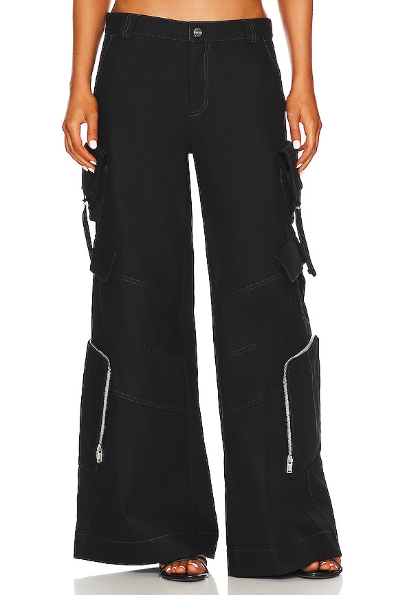 view 1 of 4 Multi Pocket Cargo Pant in Black