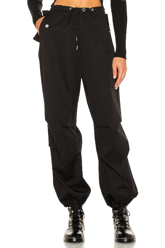 view 1 of 4 Cotton Parachute Pant in Black