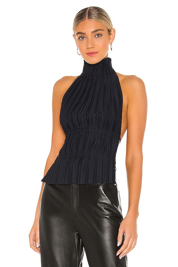 view 1 of 4 Pleat Top in Midnight