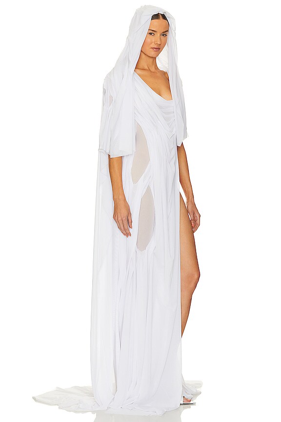 view 2 of 4 ВУАЛЬ WETLOOK in White