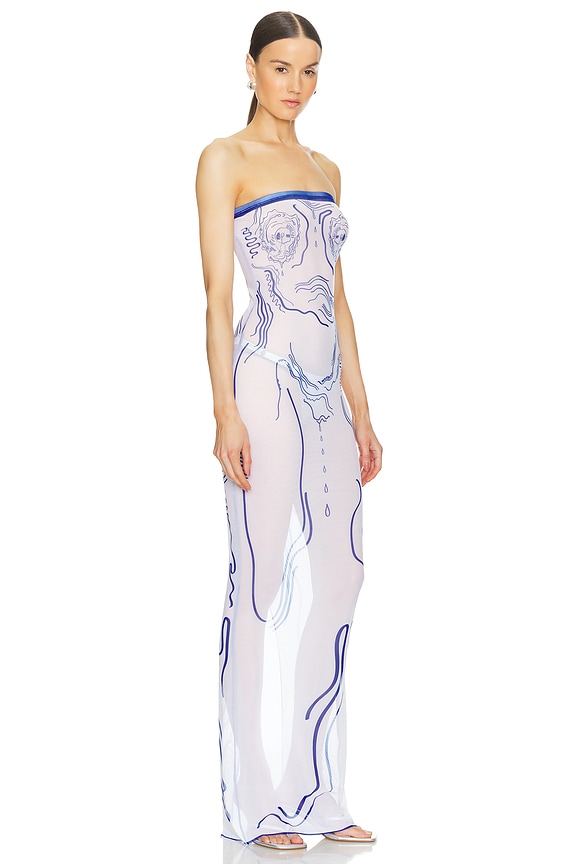 view 2 of 3 LOVE メッシュドレス in White