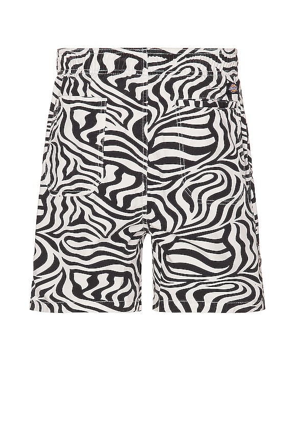 view 2 of 3 Printed Shorts in Black & White