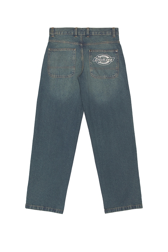 view 2 of 6 Hilham Denim Jean in Khaki Tinted Blue