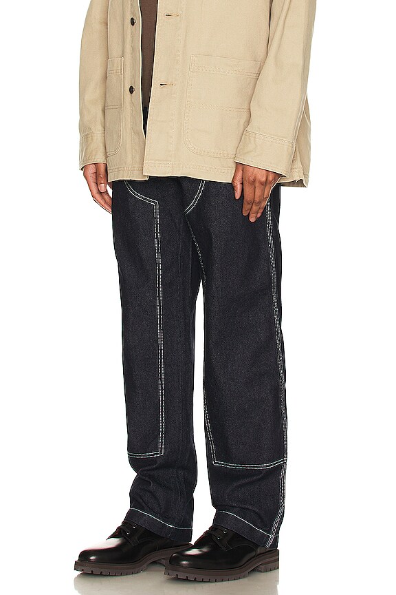 view 2 of 3 Beavertown Denim Pant in Rinsed Indigo Blue