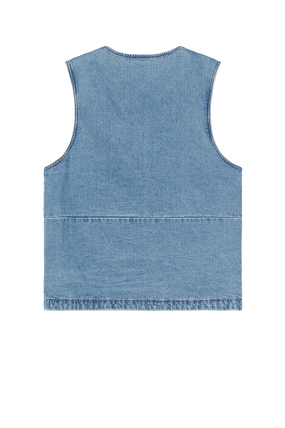 view 2 of 5 조끼 in Light Denim