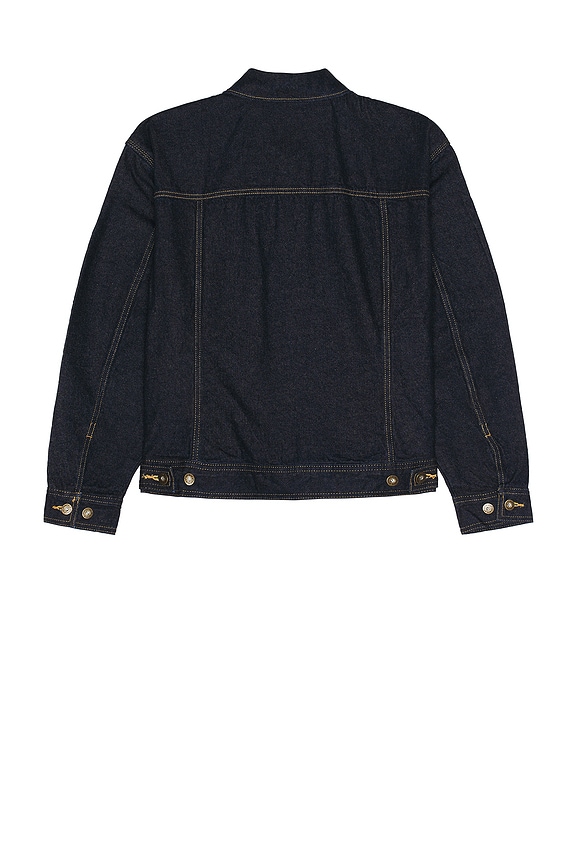 view 2 of 3 Madison Denim Jacket in Rinsed Indigo Blue