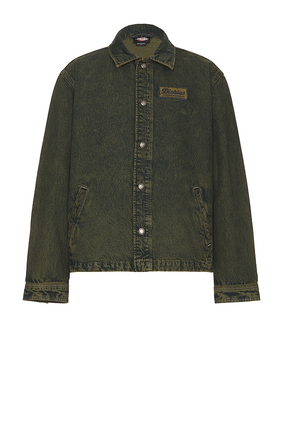 view 1 of 5 Lewistown Denim Jacket in Green Tone Fade