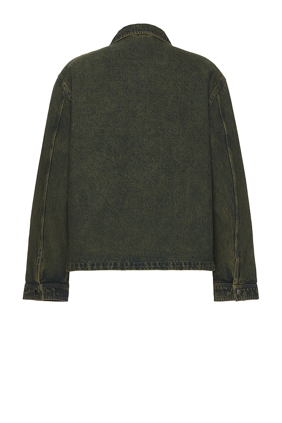 view 2 of 5 Lewistown Denim Jacket in Green Tone Fade