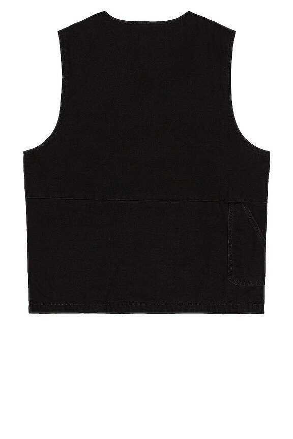 view 2 of 3 DUCK 조끼 in Stonewashed Black