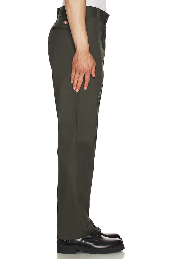 view 5 of 5 874 Work Straight Leg Pant in Olive Green