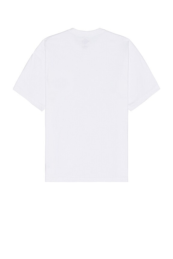 view 2 of 3 Dickies Pocket Logo Tee in White