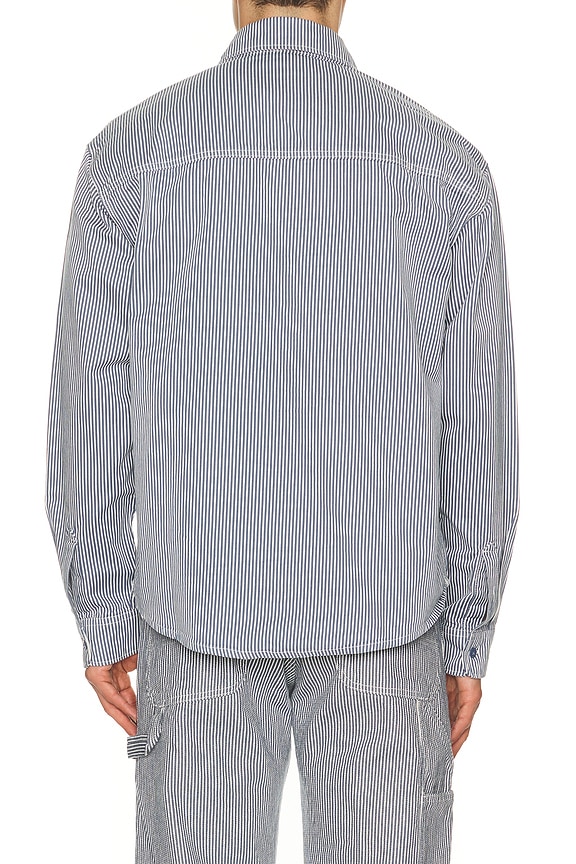 view 2 of 5 Hickory Long Sleeve Work Shirt in Retro Indigo