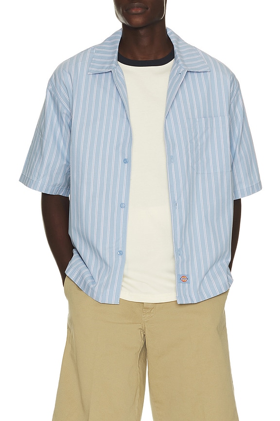 view 1 of 5 Venedocia Stripe Shirt in Endless Sky