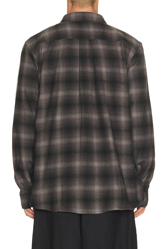 view 2 of 5 Long Sleeve Flannel Work Shirt in Slate