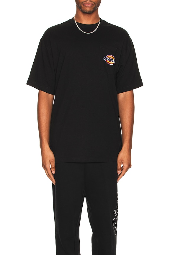 view 3 of 3 Short Sleeve Pocket Logo Tee in Black