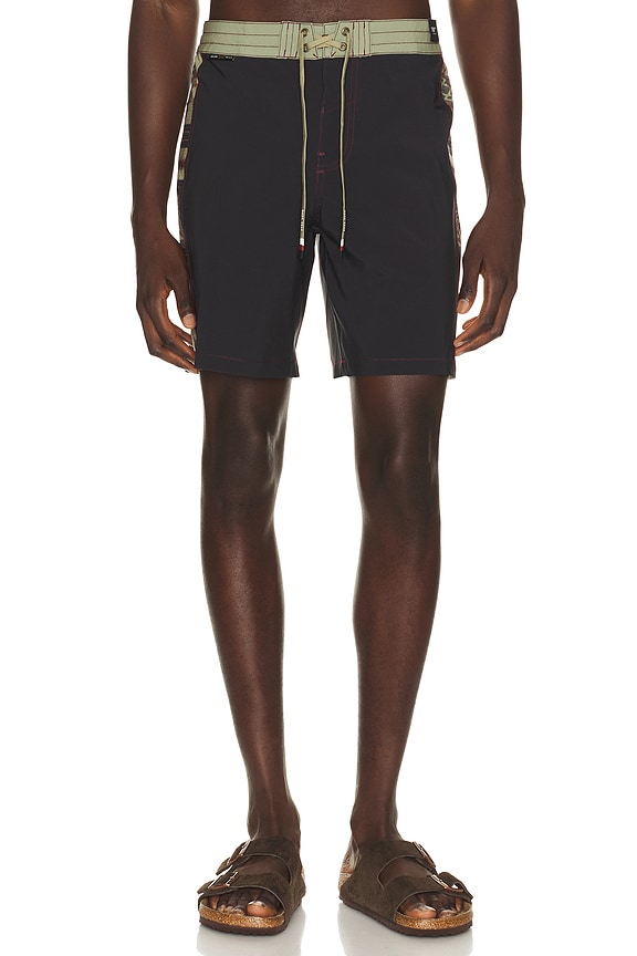 view 1 of 6 SHORTS PLAYEROS in Black & Aloe